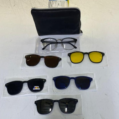 Gafas de Sol Polarizadas 6 en 1 – Protección y Versatilidad en un Solo Set